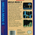 Mega Man 4 US box (back).